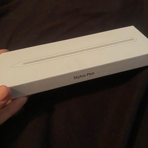 White iPad apple stylus pen